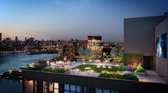 29 Huron St Unit 7Fe, New York City, NY 11222 - water view featuring city skyline