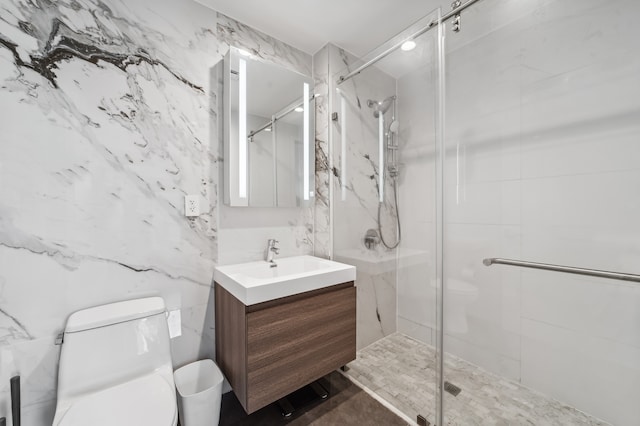 41-14 27th St Unit 8-B, New York City, NY 11101 - full bath featuring vanity and a stall shower
