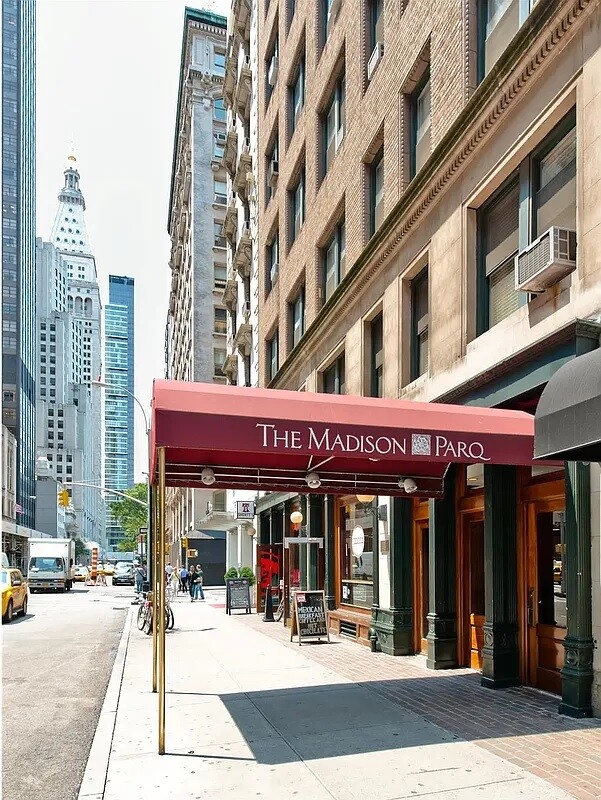 66 Madison Ave Unit 2De, New York City, NY 10016 - view of building exterior with cooling unit and a view of city