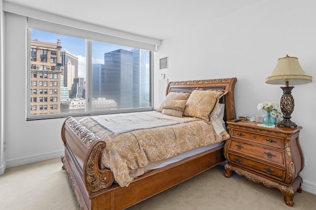 10 Little W St Unit 18-E, New York City, NY 10004 - bedroom featuring carpet floors and a city view