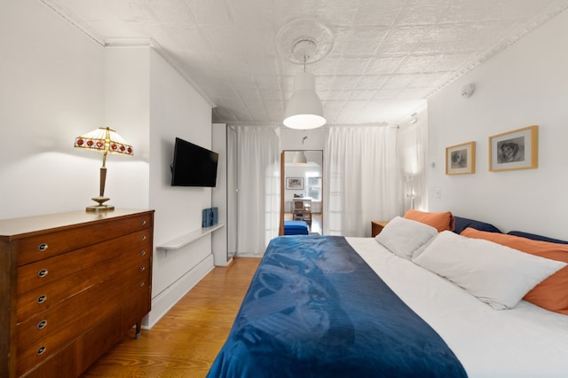 130 Coffey Street House, New York City, NY 11231 - bedroom featuring light wood finished floors