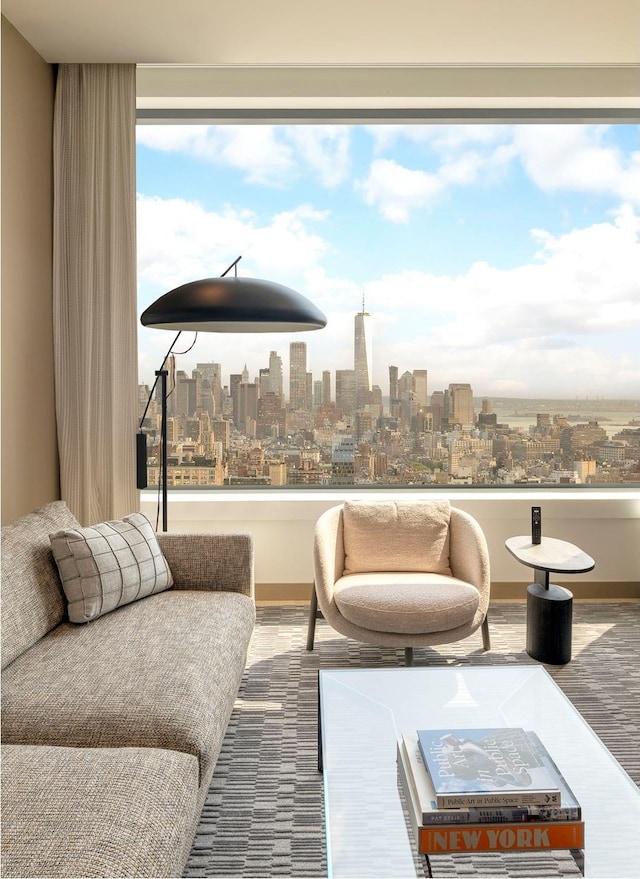 25 W 28th St Unit Ph40C, New York City, NY 10001 - patio / terrace with a view of skyline