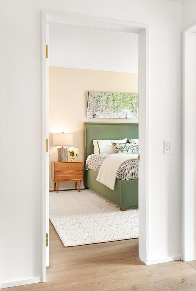 345 W 14th St Unit 5A, New York City, NY 10014 - bedroom featuring wood finished floors and baseboards