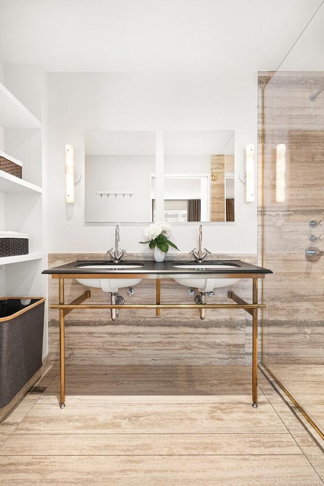 345 W 14th St Unit 5A, New York City, NY 10014 - full bath with wood finished floors