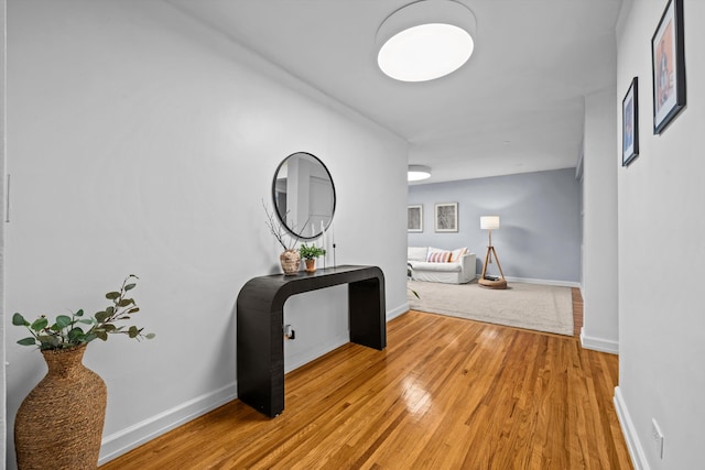 3520 Tryon Ave Unit 603, New York City, NY 10467 - hall with light wood-type flooring and baseboards