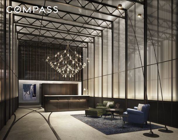 51 Jay St Unit 5J, New York City, NY 11201 - community lobby with a towering ceiling
