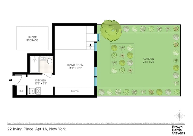 22 Irving Pl Unit 1A, New York City, NY 10003 - view of home floor plan