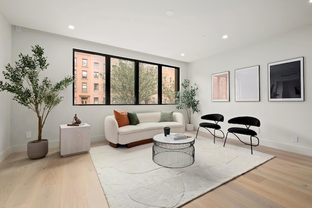 78 1st Pl Unit 3, New York City, NY 11231 - living area featuring light wood finished floors and recessed lighting