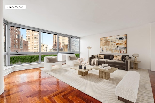 1965 Broadway Unit 8E, New York City, NY 10023 - living area featuring a view of city