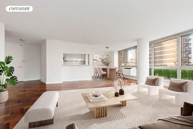 1965 Broadway Unit 8E, New York City, NY 10023 - living area featuring healthy amount of natural light