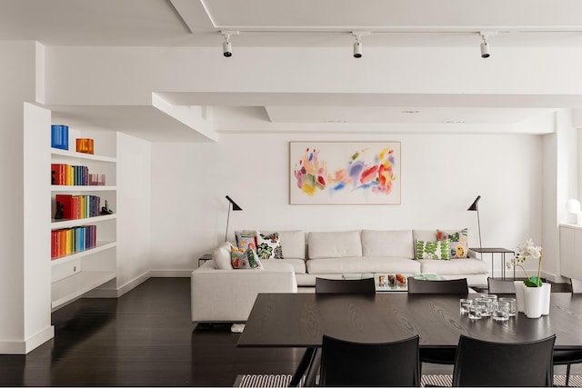 923 5th Ave Unit 12E/11, New York City, NY 10021 - living room with track lighting and wood finished floors