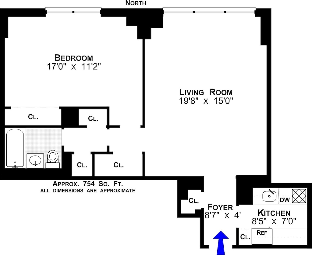 150 W End Ave Unit 3G, New York City, NY 10023 - view of property floor plan