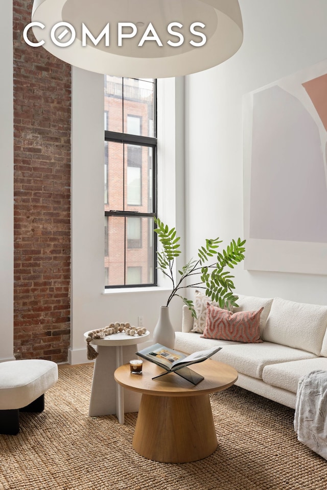 172 N 10th St Unit 3D, New York City, NY 11211 - lobby with brick wall