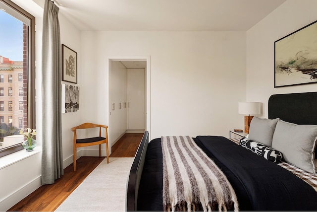 496 Prospect Pl Unit 4, New York City, NY 11238 - bedroom with wood finished floors and baseboards