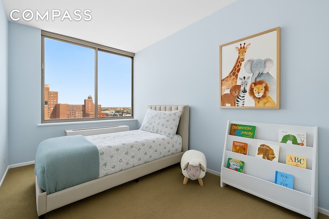 200 E 89th St Unit 34Cd, New York City, NY 10128 - carpeted bedroom featuring baseboards