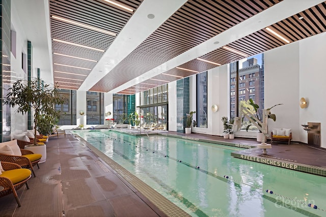 11 Hoyt St Unit 39F, New York City, NY 11201 - view of indoor community pool
