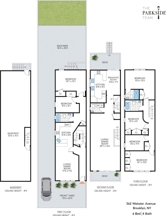 362 Webster Ave, New York City, NY 11230 - view of home floor plan