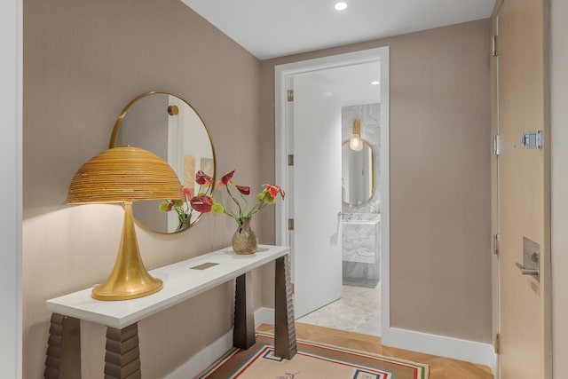 1228 Madison Ave Unit 4, New York City, NY 10128 - hall featuring recessed lighting and baseboards