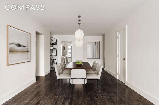 411 E 53rd St Unit 6L, New York City, NY 10022 - dining area featuring hardwood / wood-style flooring