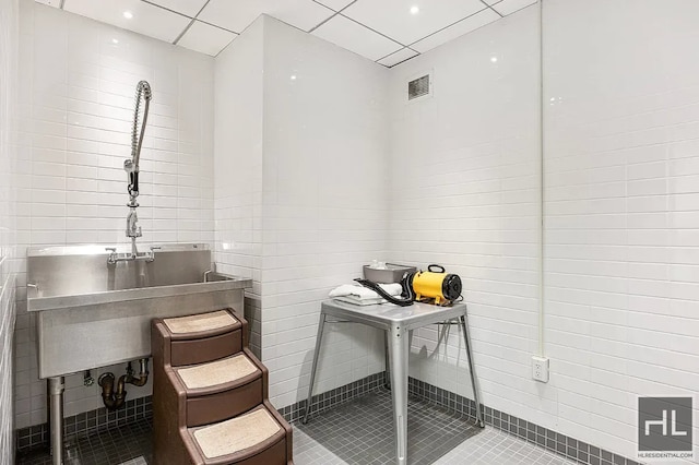 301 E 50th St Unit 5B, New York City, NY 10022 - miscellaneous room with tile patterned floors