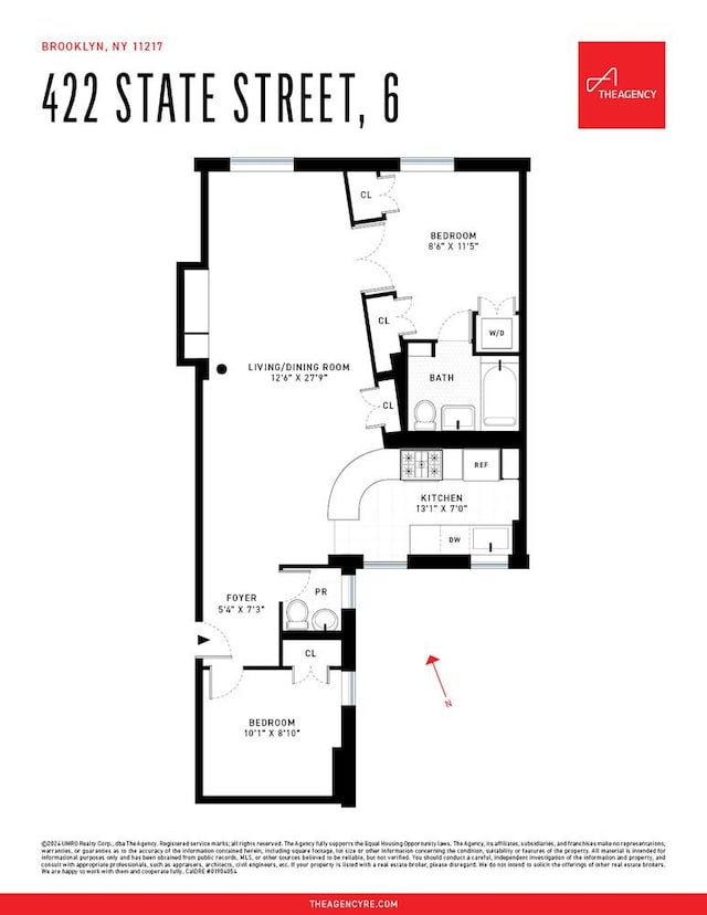 422 State St Unit 6, New York City, NY 11217 - view of room layout