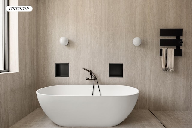 966 Bergen St, New York City, NY 11216 - bathroom with a freestanding bath