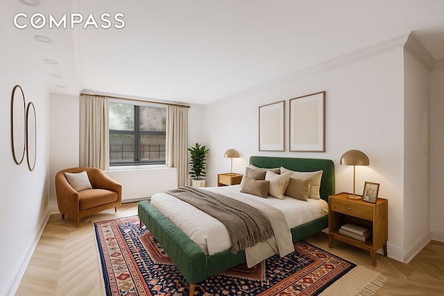 200 E 90th St Unit 4F, New York City, NY 10128 - bedroom with baseboards