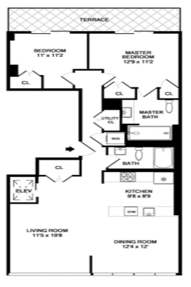 152 Withers St Unit 2B, New York City, NY 11211 - view of property floor plan