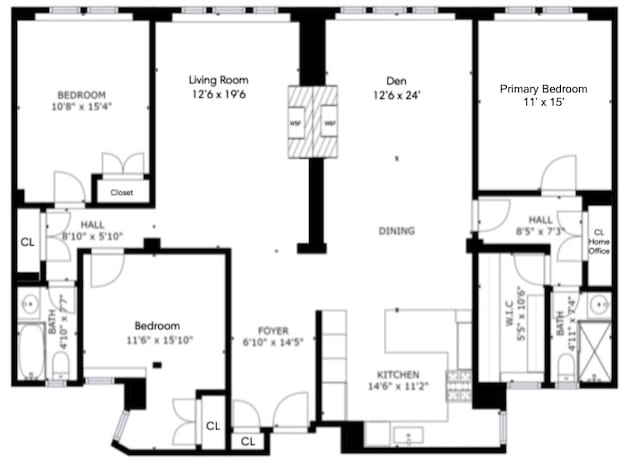 7 E 85th St Unit 5Ab, New York City, NY 10028 - view of floor plan / room layout
