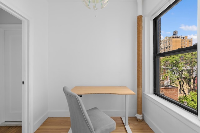 317 W 87th St Unit 7B, New York City, NY 10024 - office with light wood-type flooring