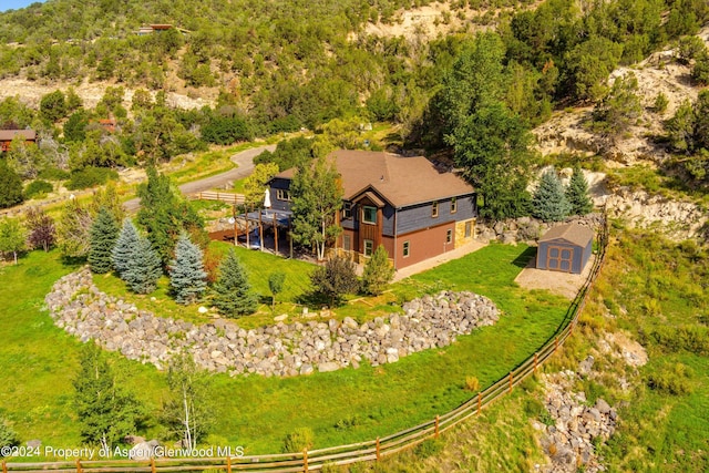 313 Cerise Ranch Rd, Carbondale, CO 81623 - view from above of property