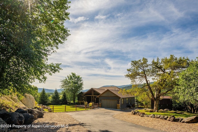 313 Cerise Ranch Rd, Carbondale, CO 81623 - view of front facade featuring driveway and a garage