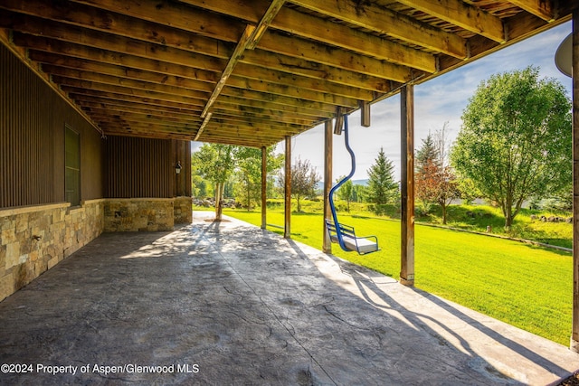 313 Cerise Ranch Rd, Carbondale, CO 81623 - view of patio / terrace