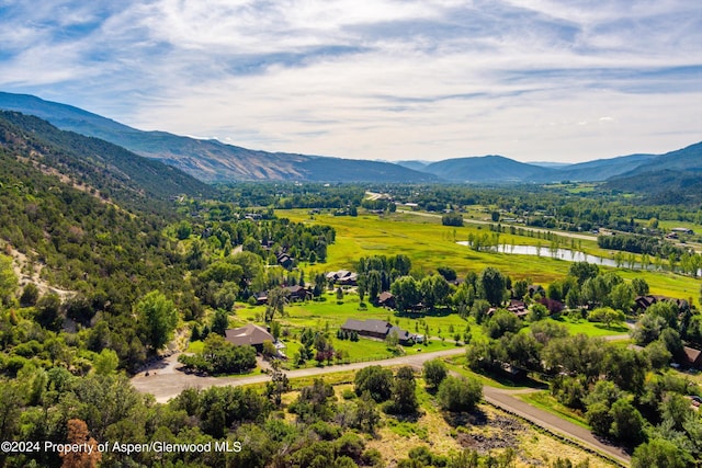 313 Cerise Ranch Rd, Carbondale, CO 81623 - aerial view of a water and mountain view