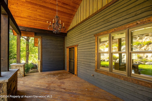 313 Cerise Ranch Rd, Carbondale, CO 81623 - view of deck