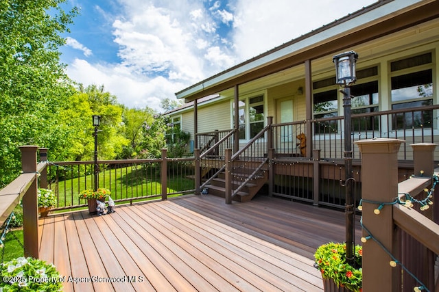 14651 County Road 3, Craig, CO 81625 - deck featuring a porch