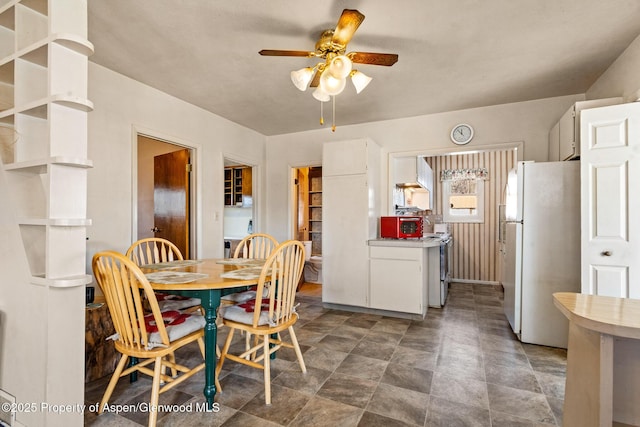 812 Home Ave, Silt, CO 81652 - dining space with ceiling fan
