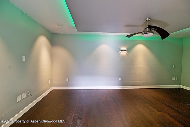 572 E Main St, New Castle, CO 81647 - spare room featuring wood finished floors and ceiling fan