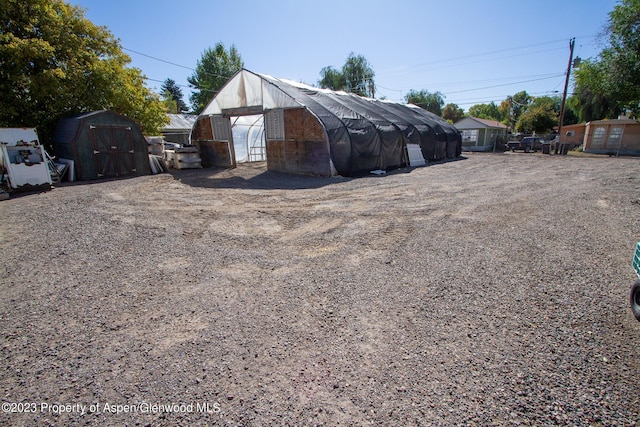 view of outbuilding