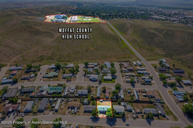 955 Sequoia Ave, Craig, CO 81625 - aerial view of property's location featuring property boundaries highlighted