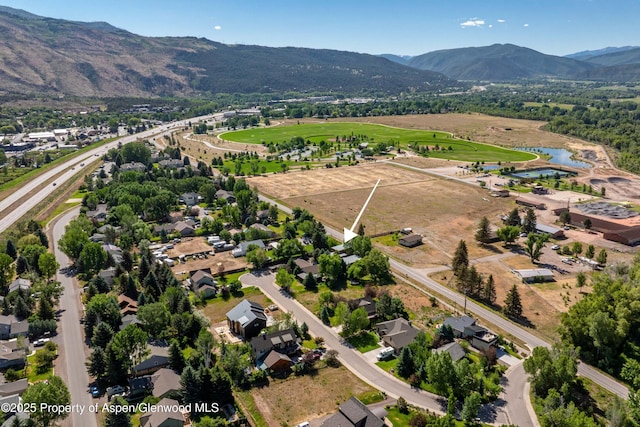 110 Easy St, Carbondale, CO 81623 - aerial view of residential area featuring a water and mountain view and a golf course