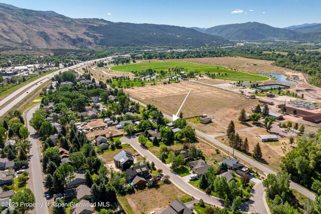 110 Easy St, Carbondale, CO 81623 - aerial perspective of suburban area featuring a water and mountain view