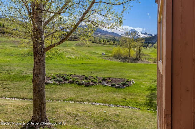 150 Snowmass Club Cir Unit 1623, Snowmass Village, CO 81615 - view of grassy yard with a mountain view