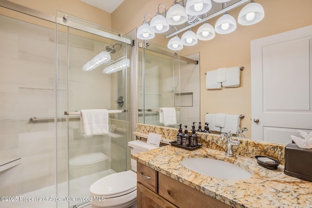 150 Snowmass Club Cir Unit 1623, Snowmass Village, CO 81615 - full bathroom with vanity, toilet, and a stall shower