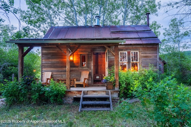 1350 Old Herron Rd, Basalt, CO 81621 - view of front of house with a metal roof