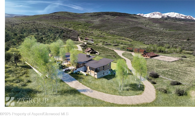 1350 Old Herron Rd, Basalt, CO 81621 - view of subject property featuring a mountainous background