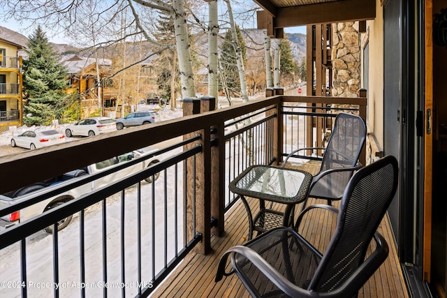 131 E Durant Ave Unit 202, Aspen, CO 81611 - balcony with a mountain view