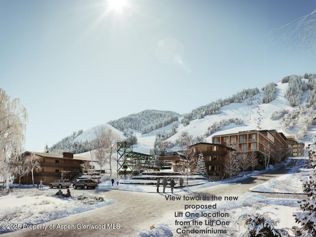131 E Durant Ave Unit 202, Aspen, CO 81611 - view of property's community featuring a mountain view