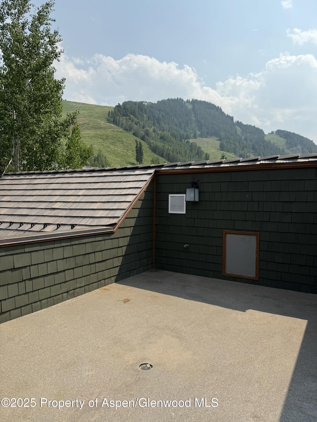 87 Thunderbowl Ln, Aspen, CO 81611 - view of patio / terrace with a mountain view