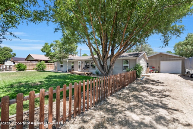 1137 Rose St, Craig, CO 81625 - single story home featuring an outdoor structure and a detached garage